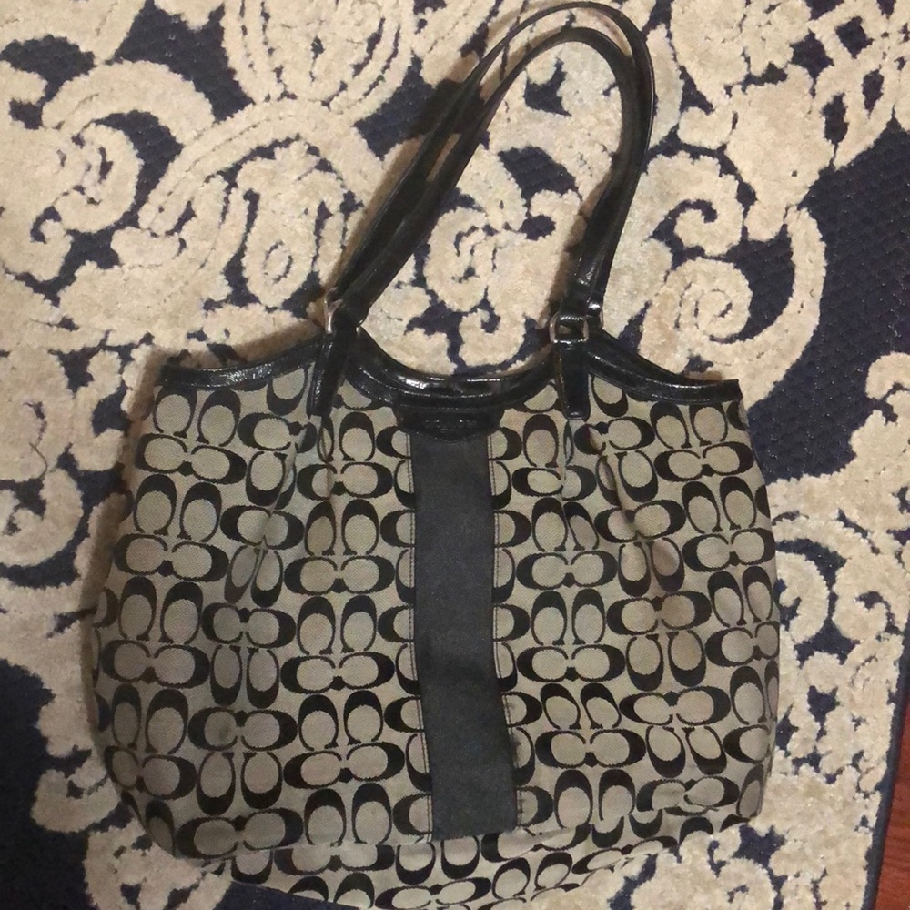 Black coach bag